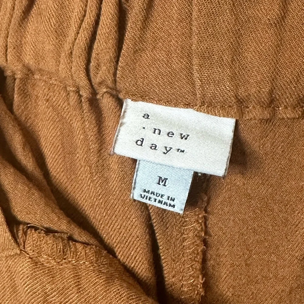 A New Day Brown Paperbag Waist Pants - Picture 14 of 14